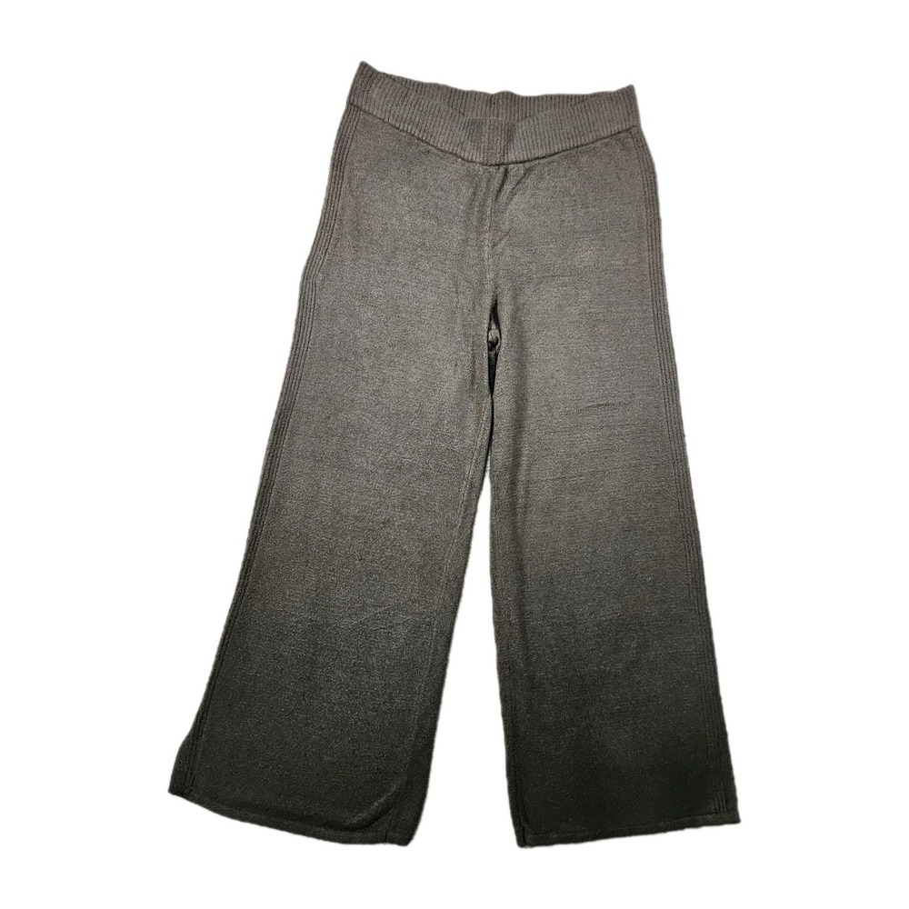 Barefoot Dreams CozyChic Lite Wide Leg Pants Womens L Terrycloth Coastal Granny